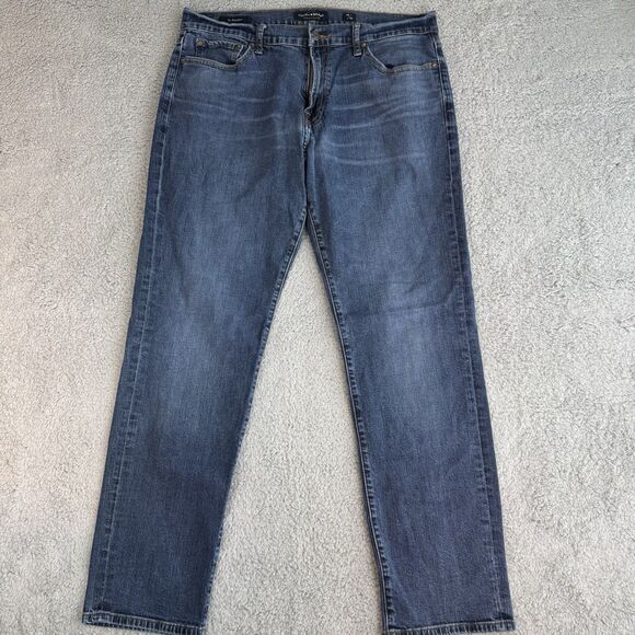 Lucky Brand Men Jeans 36X31 Blue 221 Original Straight Straight Medium Wash - Picture 1 of 11